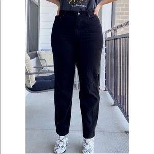 Lauren Ralph Lauren Black Straight Leg Jeans